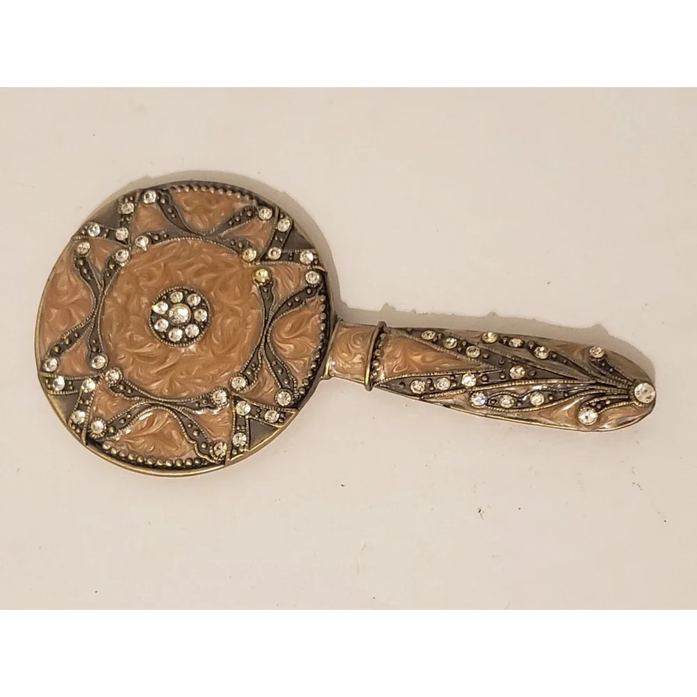 Two's Company Mini Mirror Trinket‎ Hand Mirror